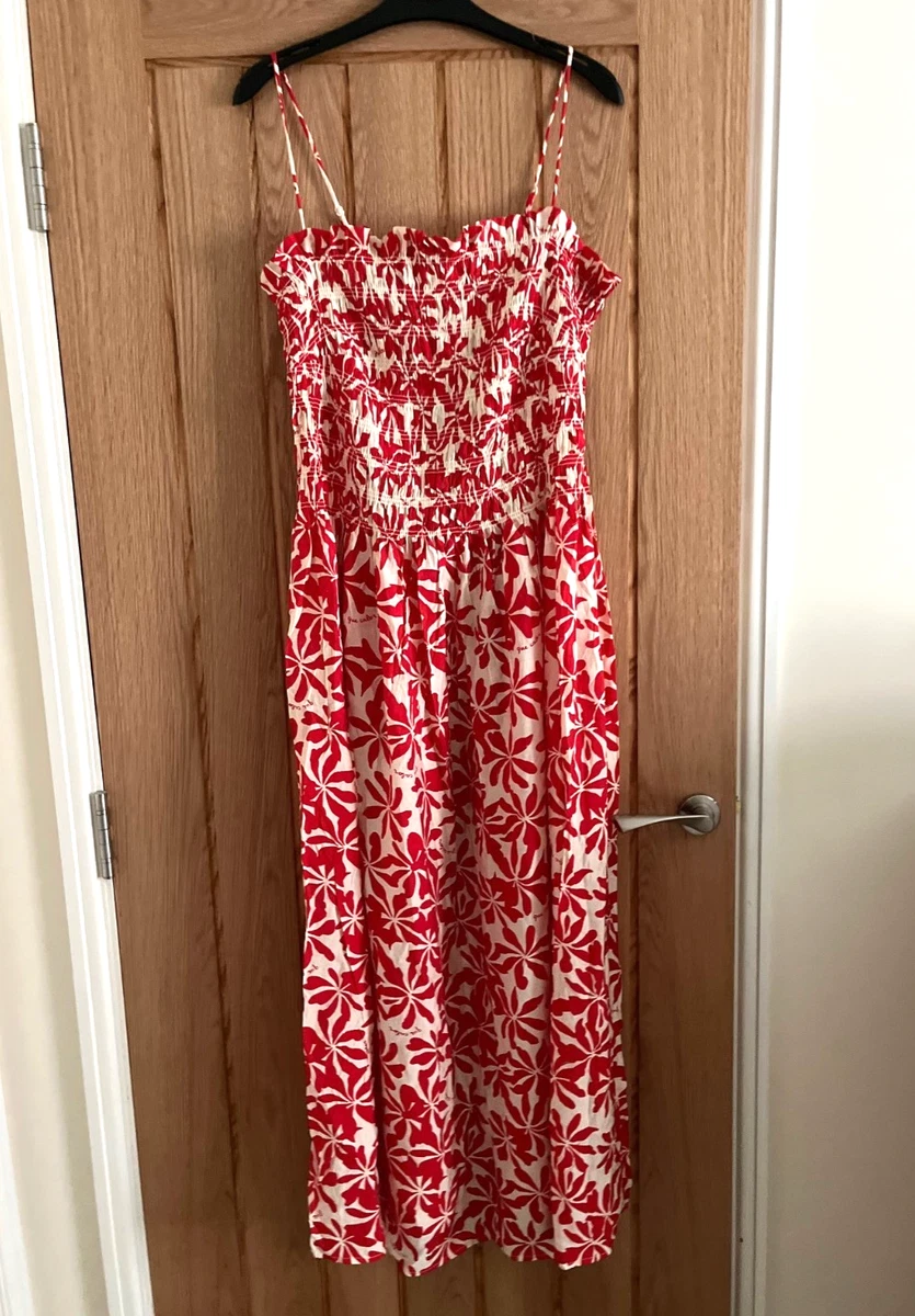 Robe Imprimée Florale H&M Taille 12 - Matière Agréable, Coupe A-Line Très Féminine