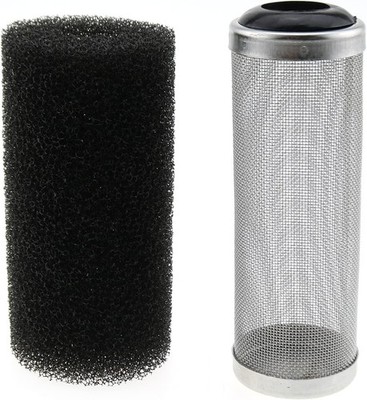 Stainless Steel Aquarium Filter Guard 16mm Pre-Filter Sponge Aquarium Filter ...