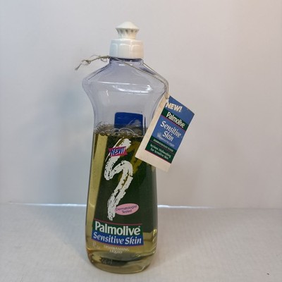 RARE VTG Palmolive Sensitive Skin Liquid Dishwashing 22oz Dye Free Prop