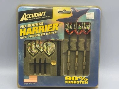 Vintage Dart Set Accudart Harrier 90% Tungsten Darts