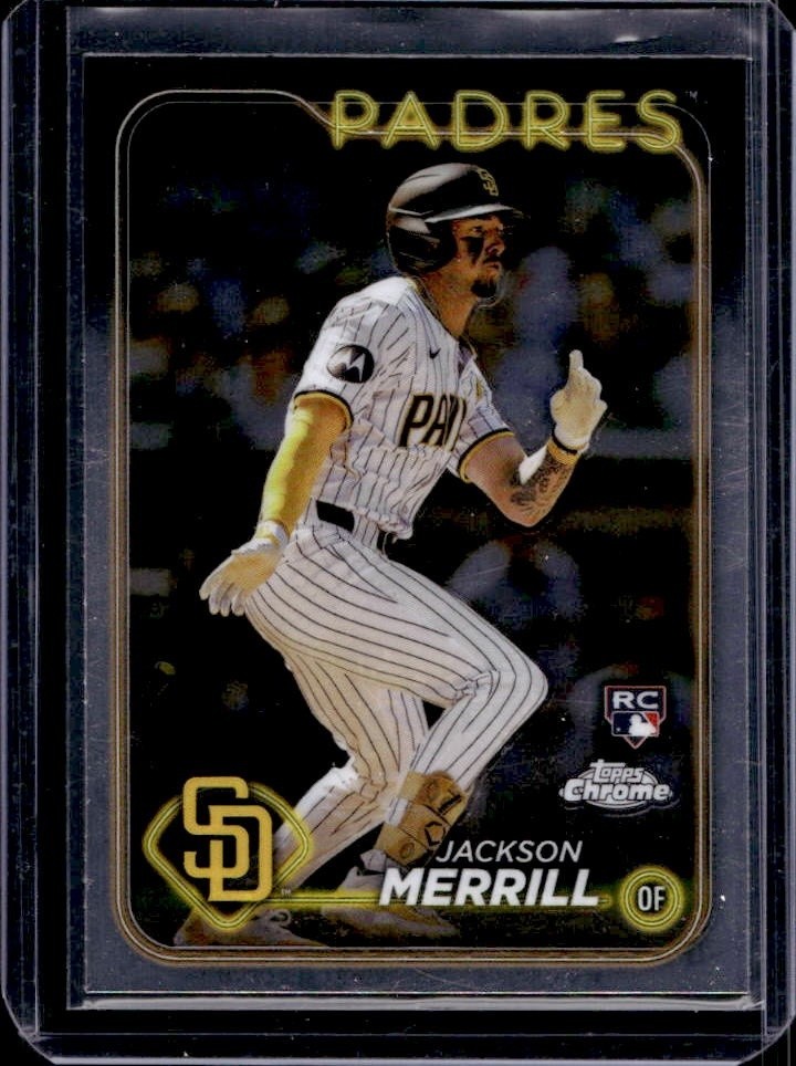 2024 Topps Chrome Jackson Merrill RC Rookie #207 Padres