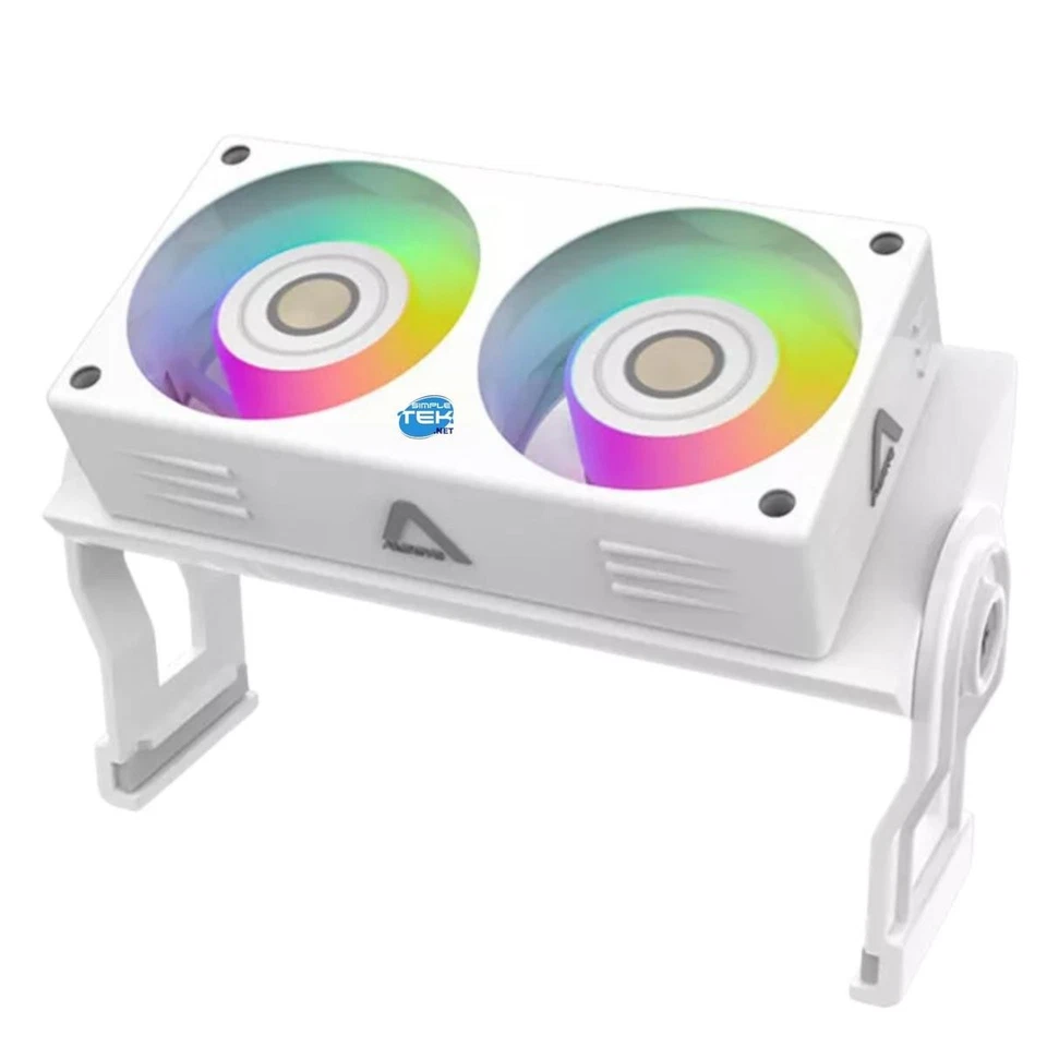 Heatsink White RGB For Memories Counters Modules RAM Ddr3 Ddr4 Ddr5 Dimm Fans - Image 2 of 4