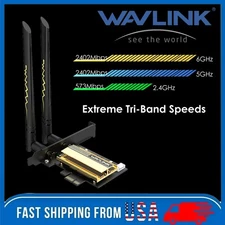 M.2 PCIE Network Card WiFi 6 Card Tri-Band Network Adapter BT5.3 Intel AX210