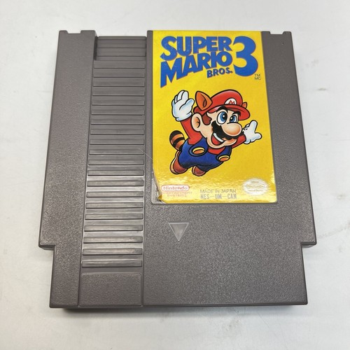 Super Mario Bros. 3 (Nintendo NES, 1990) Cart Only Authentic Tested - Picture 2 of 5