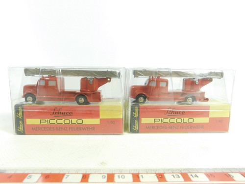 SCHUCO PICCOLO 1/90 Nr. VW Käfer Cabrio grün & Wohnwagen in OVP #6846