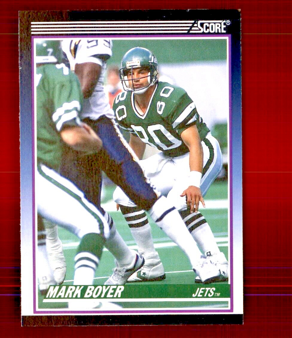 1990 Score Rookie & Traded #18T Mark Boyer New York Jets