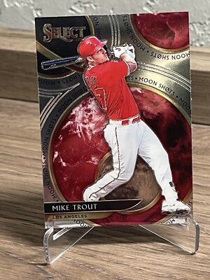 2020 Panini Select #MS-10 Mike Trout Moon Shots