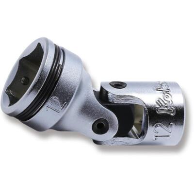 Koken 2441M-12 1/4 Sq. Dr. Universal Socket 12mm Nut Grip Length 34mm 