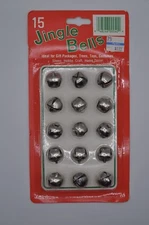 Vintage Christmas Jingle Bells 1/2” Silver Made in USA NEW in package