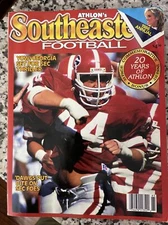 Athlons southeastern football magazine 1986 annual ncaa volume 20 Bulldogs