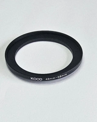 KOOD STEP UP ADAPTER 48MM-58MM STUFENRING 48MM AUF 58MM 48-58 FILTER ADAPTER