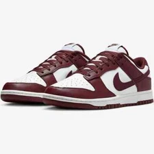 NIKE DUNK LOW RETRO MEN WHITE / REDWOOD DV0833 115