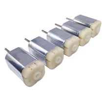 US Stock 5pcs DC 12-18V 14500RPM SF-266SA-1G160 Square 6-Pole Rotor DC Motor