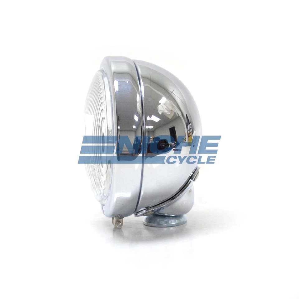 Faro de lámpara foco marca E cromado barra carretera 4,5 Harley Dresser 68667-78 Foto 3 de 4