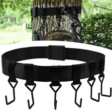 Tree Stand Gear Hanger Heavy Duty Bow Hanger Strap With 6 Metal Bow Hooks Tree