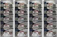 40 Fresh Genuine Maxell LR44 A76 357 1.5V Alkaline Button Cell Batteries