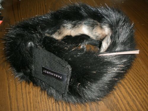 NUEVO Parkhurst Brianna Faux Fur Headband Black Sz. OS se vende $ 32.50 - Imagen 1 de 5