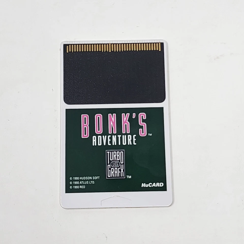 Bonk's Adventure (TurboGrafx-16) Complete w/ Manual & Case - Authentic & Tested - Image 3 of 4