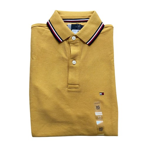 Tommy Hilfiger Para Hombre Secado Rápido Absorción Protección UV Rayas Inclinación Polo - Imagen 52 de 122