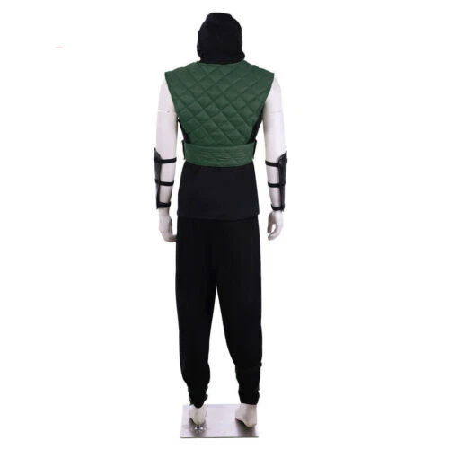 Mortal Kombat Reptile Cosplay Costume Green Suit with Mask Game Adult Costume:U - Image 4 of 4