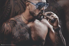 Cigar Smoke Poster 36" x 24"