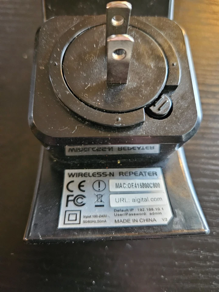 Netvip Wireless N Wifi Repeater WiFi Range Extender Wi-Fi Booster for Home - Image 2 of 2