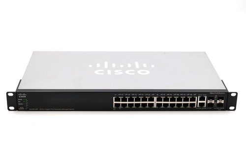 Cisco SG500-28P 24-Port Gigabit Ethernet Switch W/Ears P/N: SG500-28P-K9 V01