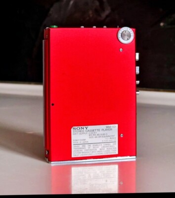 New Rare Red Sony Walkman WM-101 fully working Collectable | eBay UK