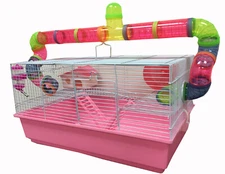 23" LARGE Habitat Hamster Rodent Gerbil Mouse Home Long Extension Play Tube Cage