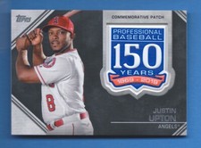 2019 Topps 150th Anniversary Manufactured Patches #JU Justin Upton Diamondbacks