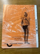Original 1969 &ldquo;Follow Me&rdquo; SURF MOVIE Pressbook Surfing Women Sexploitation Film