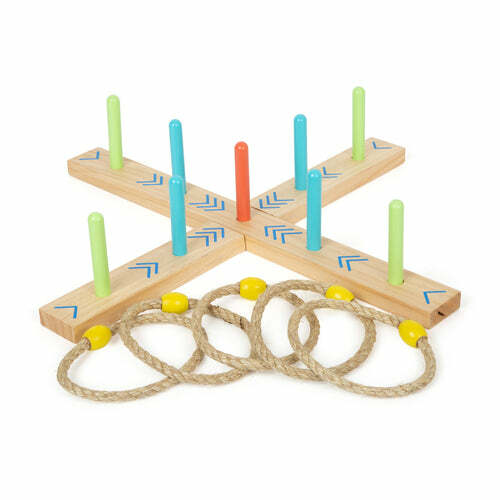 "Small Foot Ringwurfspiel \"Active\" Holz-Ringwurfspiel Outdoor Legler 12035"-image