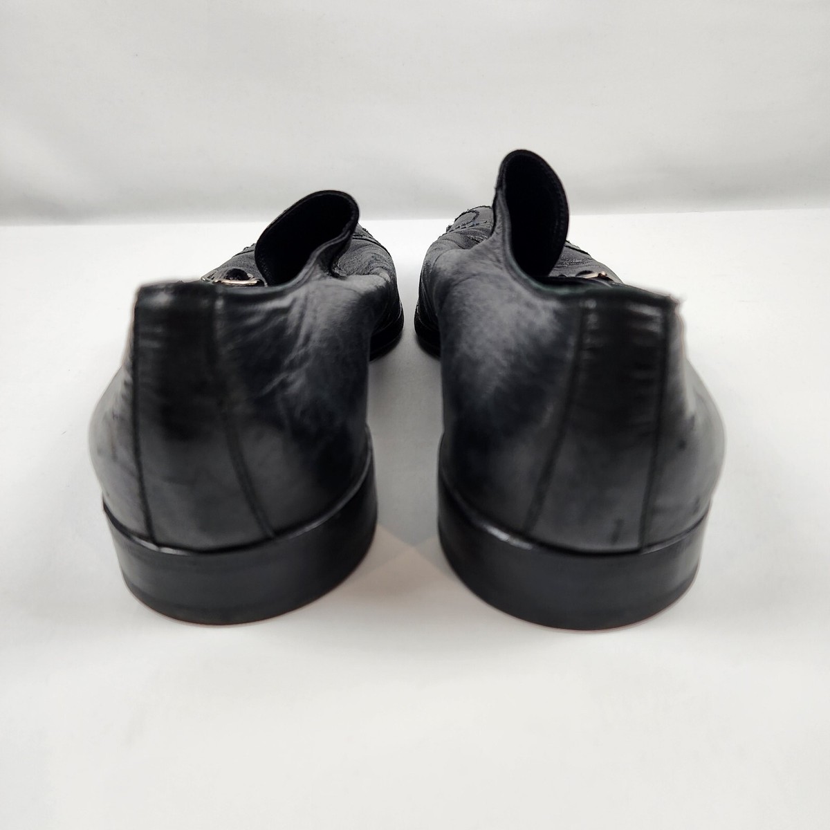 Calzolai Dal 1896 Barracuda Mens Black Leather Shoes Made in  display picture 2