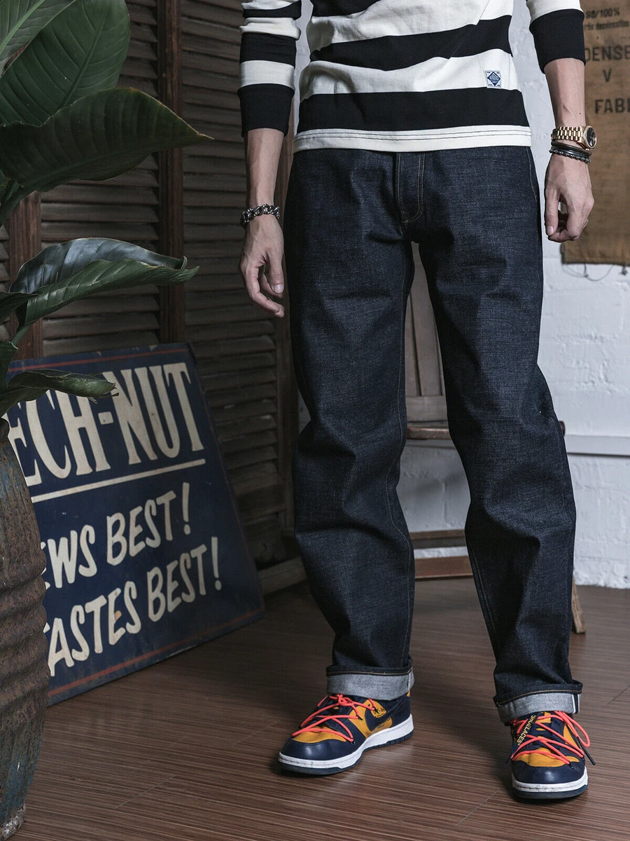 Raw denim sales sneakers