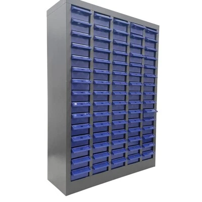 INTBUYING 75 Drawers Parts Cabinet Small Steel Nut Tool Storage Cabinet Parts without Door