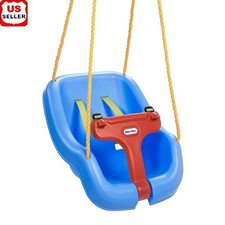 2-in-1 Secure Toddler Baby Swing Easy Adjust High Back Indoor Outdoor Play New