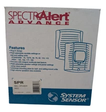 System Sensor SPR Speaker, Red, Wall Mount