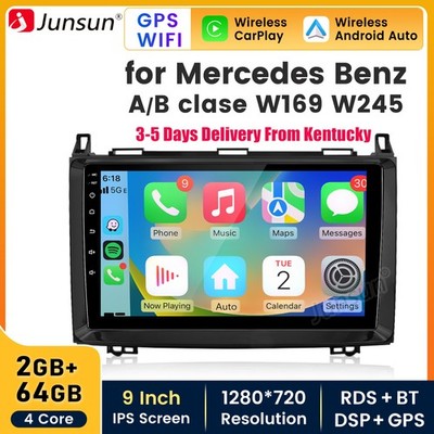 2+64GB Android15 Carplay Car Radio For Mercedes Benz Sprinter 2500 B200 GPS Navi