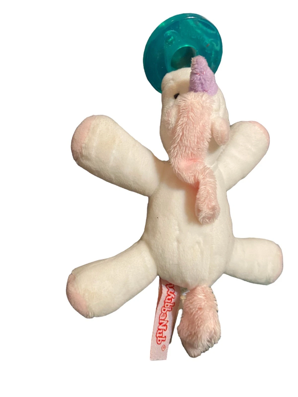 WubbaNub White Pink Unicorn Infant Baby Plush Pacifier for 0-6 Months
Opens in a new window or tab