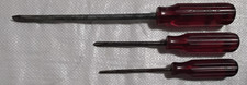 (3) Proto Ruby Line Screwdrivers Rare USA Phillip's Slotted/Flat