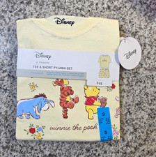 Disney Winnie the Pooh 2-Piece Cotton Jersey Pyjama Set Yellow S