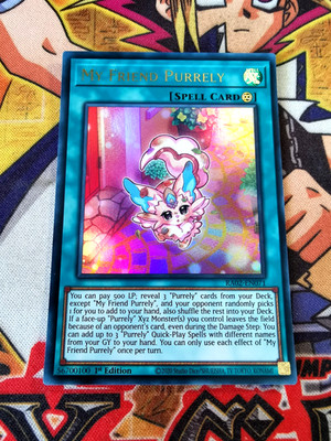My Friend Purrely ra02-en071 1st Edition (NM+) Ultra Rare Yu-Gi-Oh!