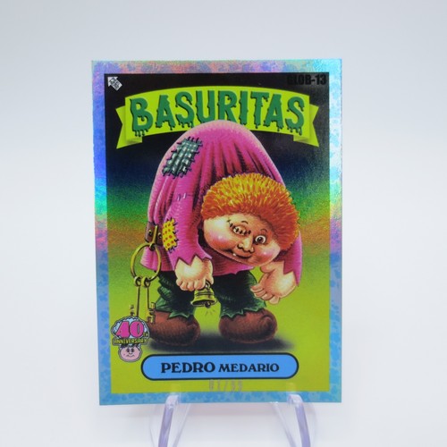 2025 Topps Garbage Pail Kids 40th Pedro Medario Blue /99 Global Takeover GLOB-13