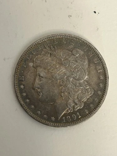 1891 Morgan Silver Dollar $1 Coin Circulated 0.9 Fine Silver US