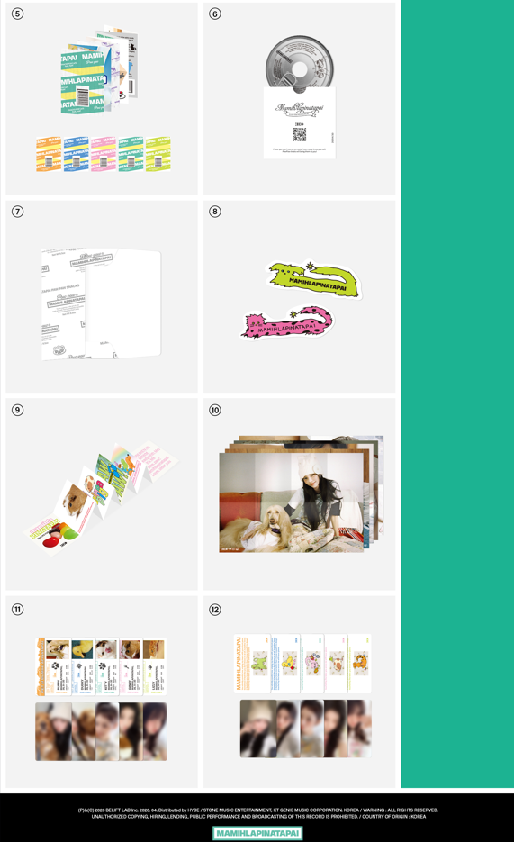ILLIT MAMIHLAPINATAPAI 4th Mini Album PAW PAW Ver (Member