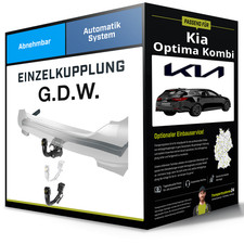 Abnehmbare Anhängerkupplung für KIA Optima Kombi 09.2016-12.2019 G.D.W. NEU