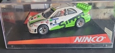 QQ Slot Car 50451 Ninco Subaru Simm Rally Osona #4 Orriols 4wd. slightly used
