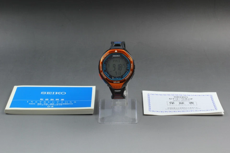 [N NEUWERTIG] SEIKO Alpinist S822-00A0 Digital Solar Herren Quarzuhr aus JAPAN - Bild 2 von 4