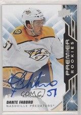 2019-20 Premier 2020-21 Upper Deck Update Silver Spectrum Dante Fabbro Auto 0f5t