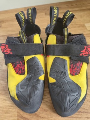 Kletterschuhe La Sportiva Skwama (schwarz/gelb) Größe 43 Euro / 9 UK